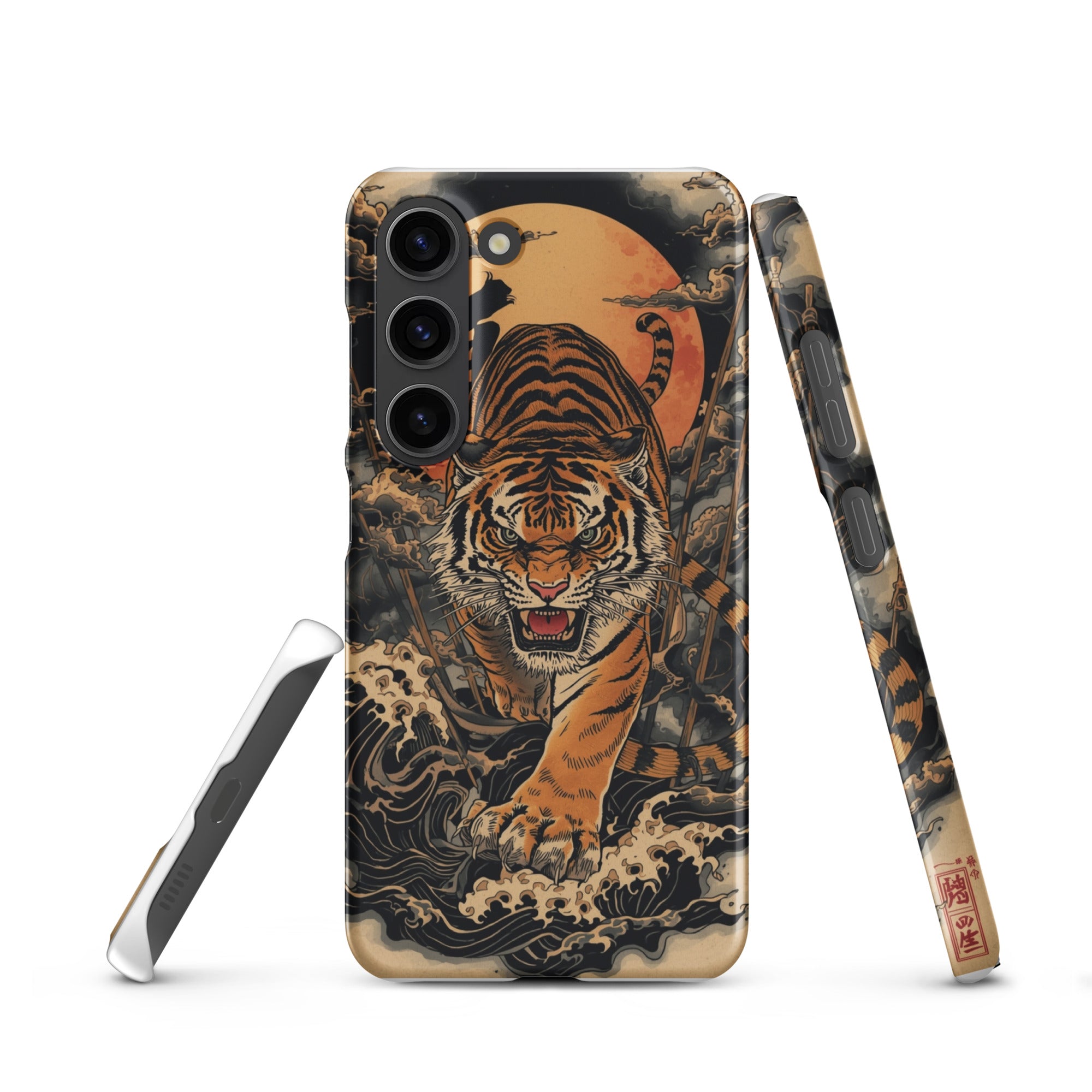 Foto di - Cover Resistente e Sottile Samsung - Compatibile con Ricarica Wireless - Tigre Giapponese-Smartphone-Biiply