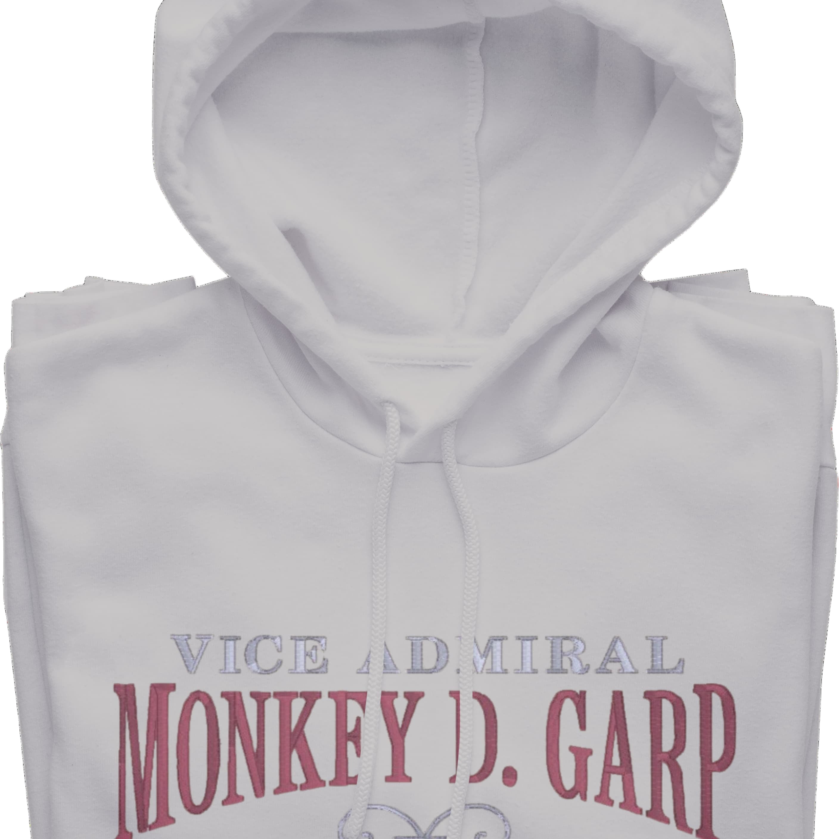 Foto di - Felpa Ricamata Anteriormente e Posteriormente Unisex – Morbida con Cappuccio e Tasca Frontale – Vice Admiral Garp-Ricamati-Biiply