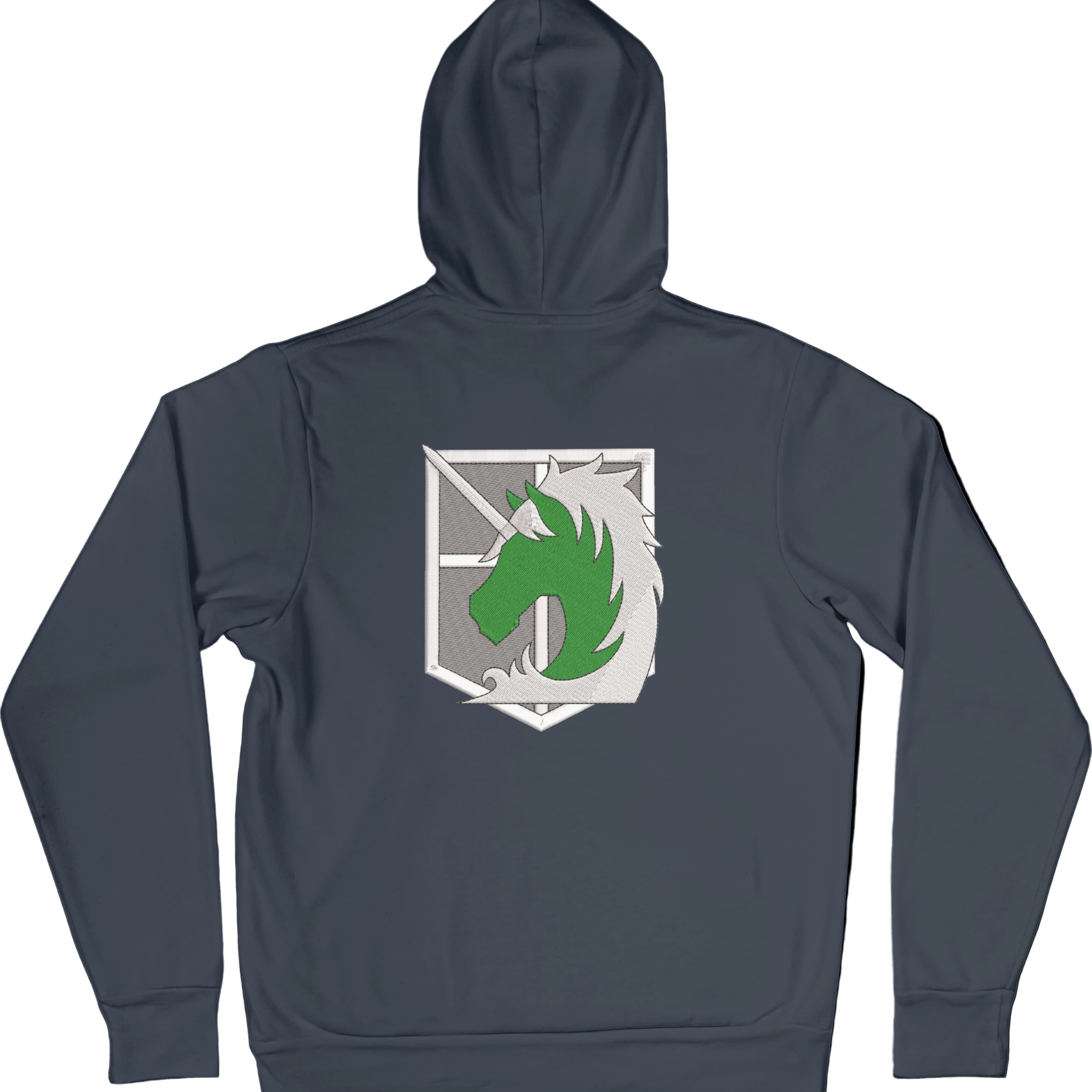 Foto di - Felpa Ricamata Posteriormente Unisex – Morbida con Cappuccio e Tasca Frontale – Corpo di Gendarmeria-Ricamati-Biiply