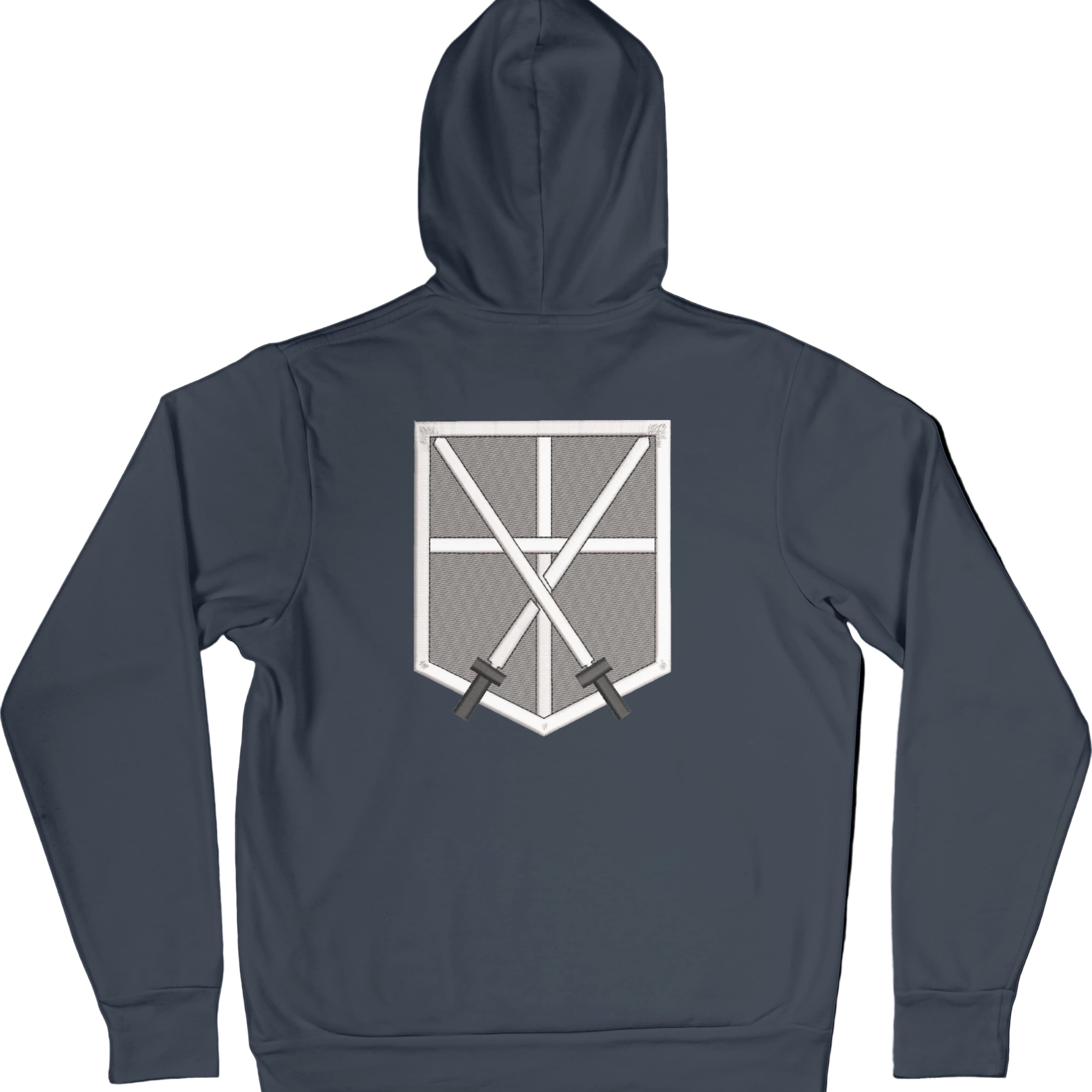 Foto di - Felpa Ricamata Posteriormente Unisex – Morbida con Cappuccio e Tasca Frontale – Stile Streetwear – Corpo Addestramento Cadetti-Ricamati-Biiply