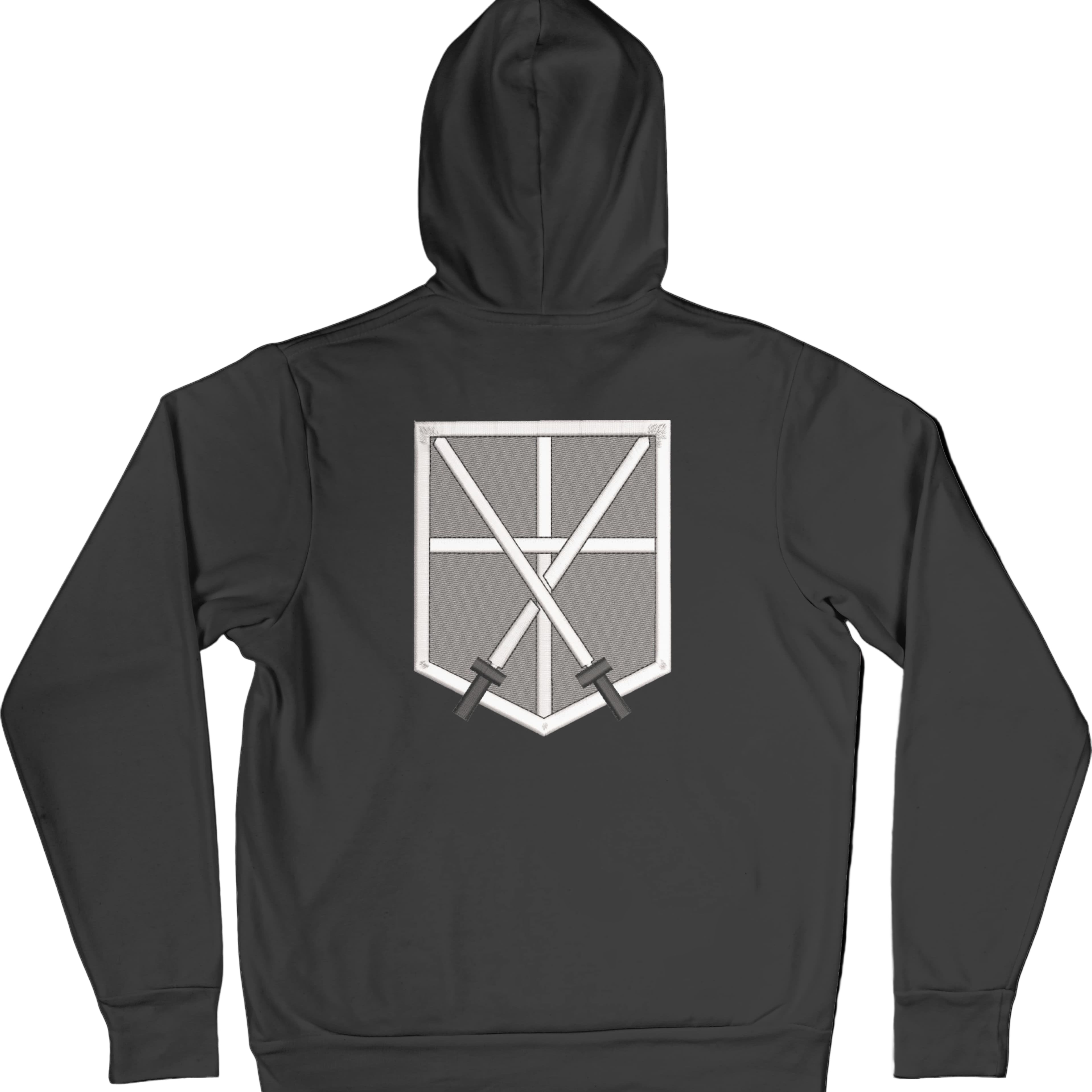 Foto di - Felpa Ricamata Posteriormente Unisex – Morbida con Cappuccio e Tasca Frontale – Stile Streetwear – Corpo Addestramento Cadetti-Ricamati-Biiply