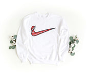 Foto di - Felpa Ricamata Unisex – Morbida – Stile Streetwear – Swoosh Happy New Year-Ricamati-Biiply