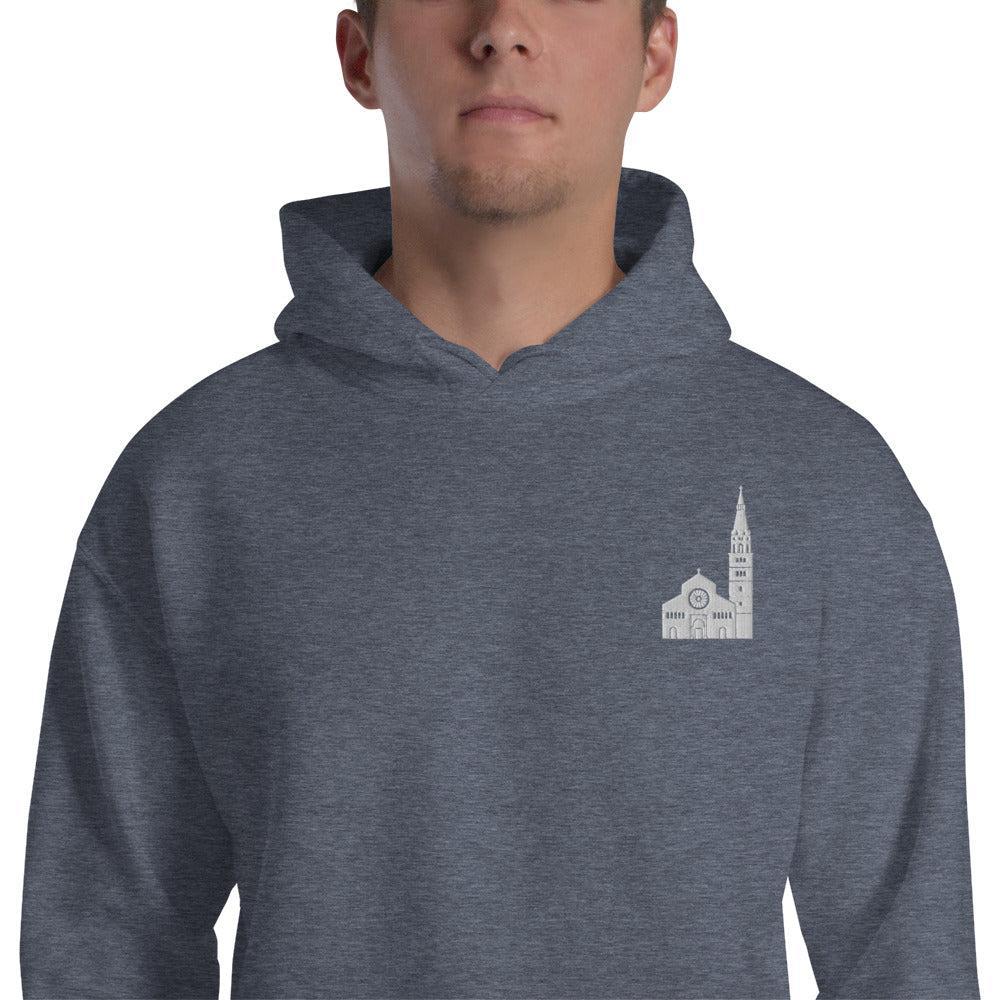 Foto di - Felpa Ricamata Unisex – Morbida con Cappuccio e Tasca Frontale – Stile Streetwear – Ghirlandina Modena-Ricamati-Biiply