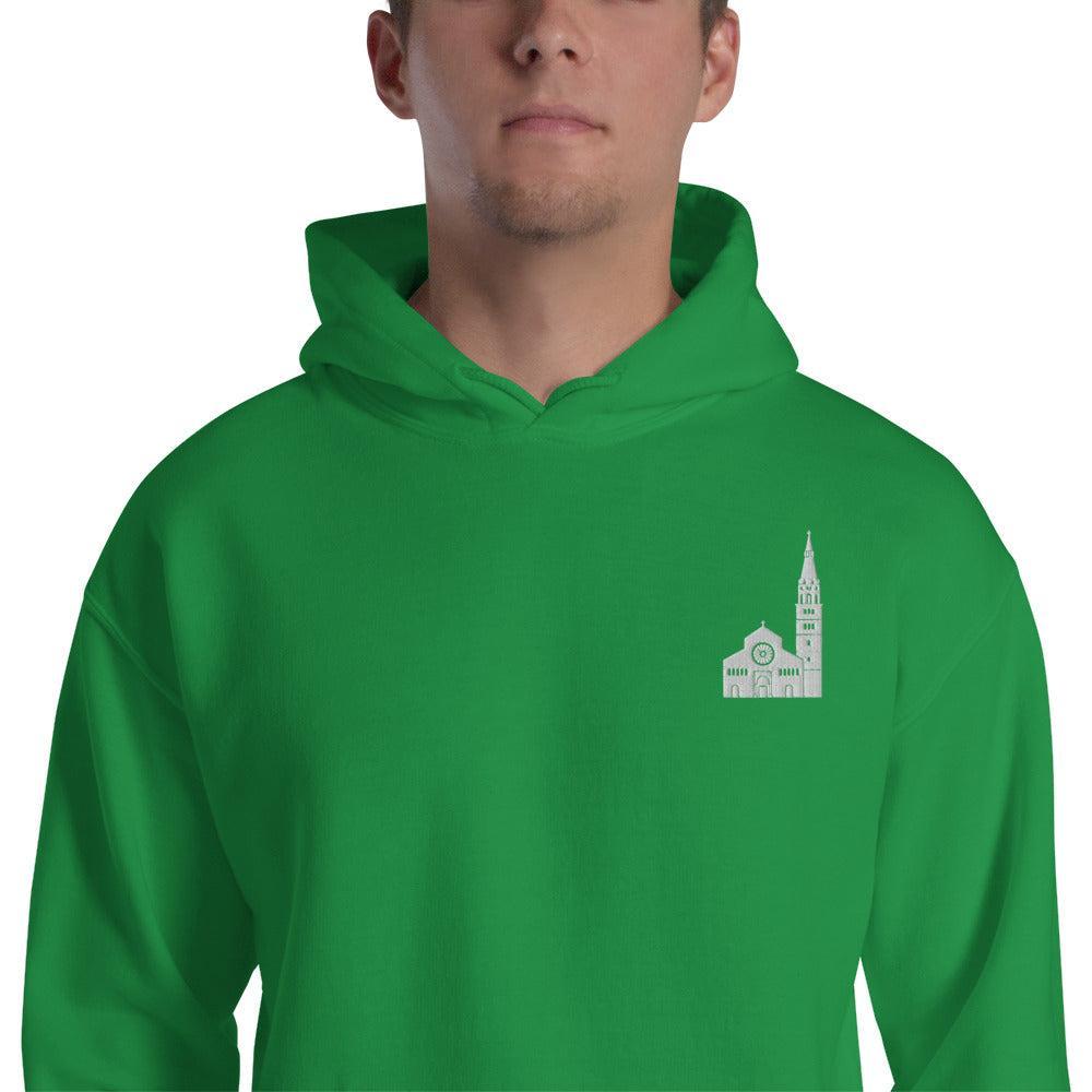 Foto di - Felpa Ricamata Unisex – Morbida con Cappuccio e Tasca Frontale – Stile Streetwear – Ghirlandina Modena-Ricamati-Biiply