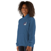 Foto di - Felpa Ricamata Unisex – Morbida con Cappuccio e Tasca Frontale – Stile Streetwear – Ghirlandina Modna-Ricamati-Biiply