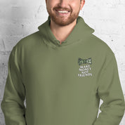 Foto di - Felpa Ricamata Unisex – Morbida con Cappuccio e Tasca Frontale – Stile Streetwear – Make Money Not Friends-Ricamati-Biiply