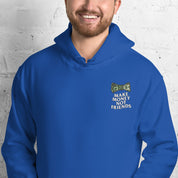 Foto di - Felpa Ricamata Unisex – Morbida con Cappuccio e Tasca Frontale – Stile Streetwear – Make Money Not Friends-Ricamati-Biiply