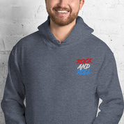 Foto di - Felpa Ricamata Unisex – Morbida con Cappuccio e Tasca Frontale – Stile Streetwear – Rock And Roll-Ricamati-Biiply