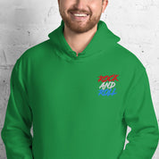 Foto di - Felpa Ricamata Unisex – Morbida con Cappuccio e Tasca Frontale – Stile Streetwear – Rock And Roll-Ricamati-Biiply