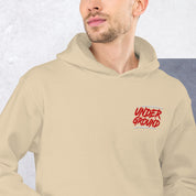 Foto di - Felpa Ricamata Unisex – Morbida con Cappuccio e Tasca Frontale – Stile Streetwear – Under Ground-Ricamati-Biiply