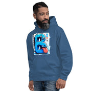 Foto di - Felpa Stampata Unisex – Morbida con Cappuccio e Tasca Frontale – Stile Streetwear – B Animata Linguaccia-DTG-Biiply