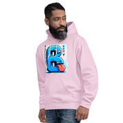 Foto di - Felpa Stampata Unisex – Morbida con Cappuccio e Tasca Frontale – Stile Streetwear – B Animata Linguaccia-DTG-Biiply
