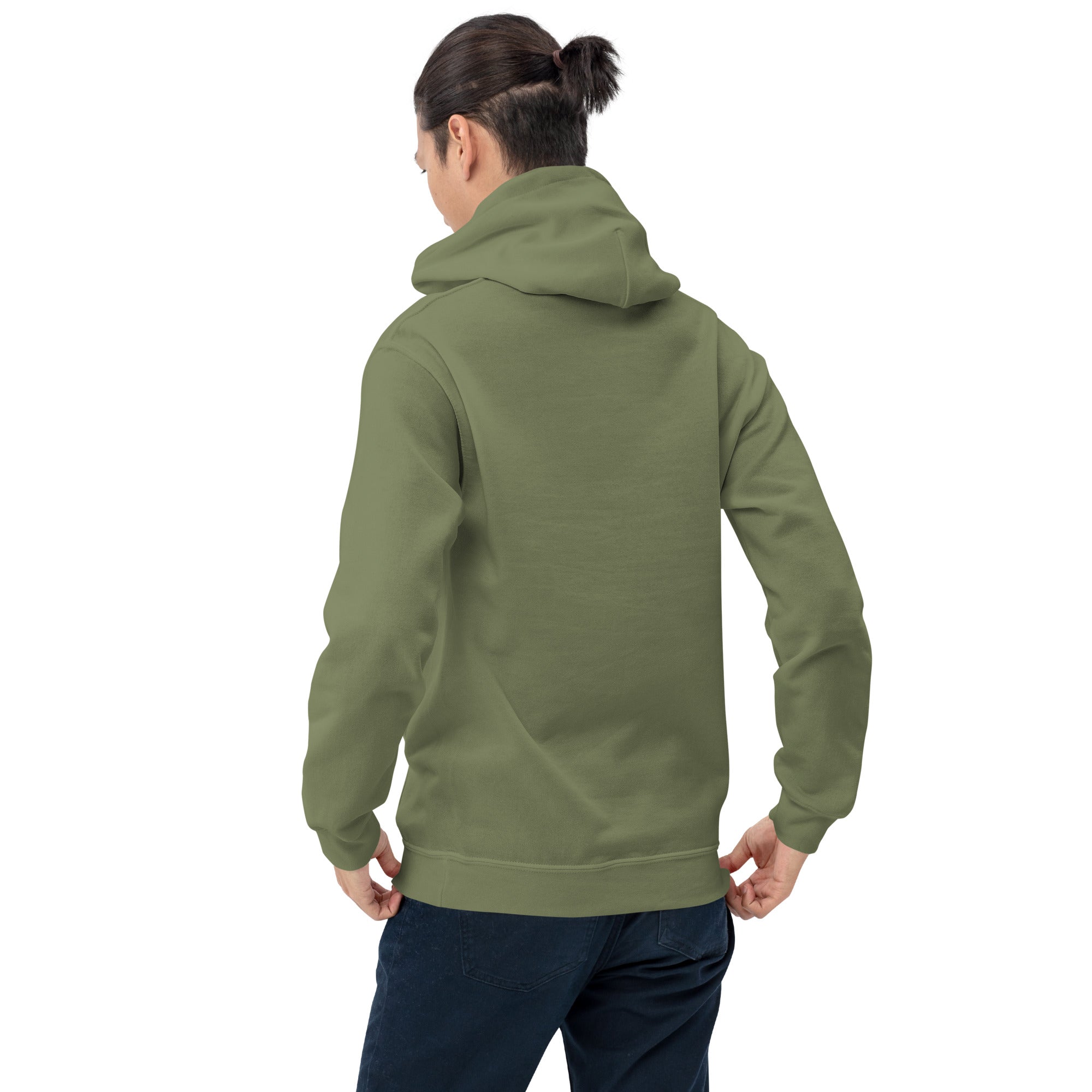 Foto di - Felpa Stampata Unisex – Morbida con Cappuccio e Tasca Frontale – Stile Streetwear – Blue Ghost-DTG-Biiply