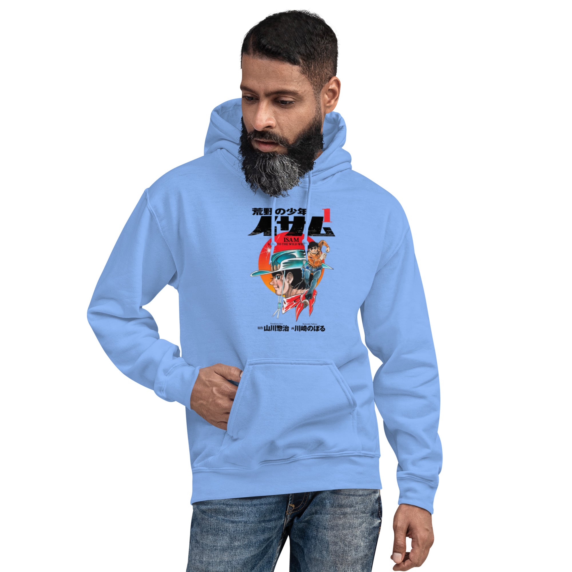 Foto di - Felpa Stampata Unisex – Morbida con Cappuccio e Tasca Frontale – Stile Streetwear – Cartoon anni 80 sam ragazzo del west-DTG-Biiply