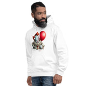 Foto di - Felpa Stampata Unisex – Morbida con Cappuccio e Tasca Frontale – Stile Streetwear - Clown Con palloncino-DTG-Biiply