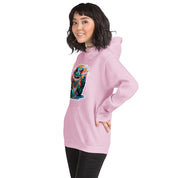 Foto di - Felpa Stampata Unisex – Morbida con Cappuccio e Tasca Frontale – Stile Streetwear – Coccodrillo Cool-DTG-Biiply