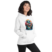 Foto di - Felpa Stampata Unisex – Morbida con Cappuccio e Tasca Frontale – Stile Streetwear – Coccodrillo Cool-DTG-Biiply