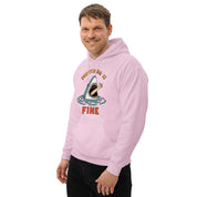 Foto di - Felpa Stampata Unisex – Morbida con Cappuccio e Tasca Frontale – Stile Streetwear – Everityng Is Fine-DTG-Biiply