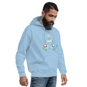 Foto di - Felpa Stampata Unisex – Morbida con Cappuccio e Tasca Frontale – Stile Streetwear – Funghetto Blu Funghetto Rosso-Biiply