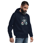 Foto di - Felpa Stampata Unisex – Morbida con Cappuccio e Tasca Frontale – Stile Streetwear – Funghetto Blu Funghetto Rosso-Biiply