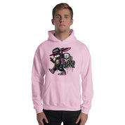 Foto di - Felpa Stampata Unisex – Morbida con Cappuccio e Tasca Frontale – Stile Streetwear – Gangstar Rabbit-DTG-Biiply