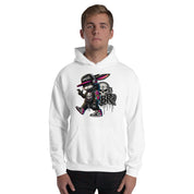 Foto di - Felpa Stampata Unisex – Morbida con Cappuccio e Tasca Frontale – Stile Streetwear – Gangstar Rabbit-DTG-Biiply