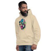 Foto di - Felpa Stampata Unisex – Morbida con Cappuccio e Tasca Frontale – Stile Streetwear - Gatto con Cuffie-Biiply