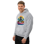 Foto di - Felpa Stampata Unisex – Morbida con Cappuccio e Tasca Frontale – Stile Streetwear – Tiger-Biiply