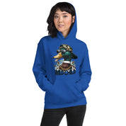 Foto di - Felpa Stampata Unisex – Morbida con Cappuccio e Tasca Frontale – Stile Streetwear – Wild Duck-DTG-Biiply