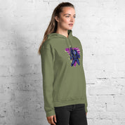 Foto di - Felpa stampata Unisex – Morbida con Cappuccio e Tasca Frontale – Stile Streetwear – Astro Sub-DTG-Biiply