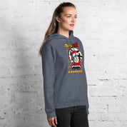 Foto di - Felpa stampata Unisex – Morbida con Cappuccio e Tasca Frontale – Stile Streetwear – Baby Goku Versione Natalizia-DTG-Biiply