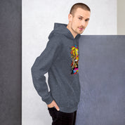 Foto di - Felpa stampata Unisex – Morbida con Cappuccio e Tasca Frontale – Stile Streetwear – Crabby Patty-DTG-Biiply