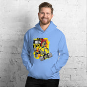 Foto di - Felpa stampata Unisex – Morbida con Cappuccio e Tasca Frontale – Stile Streetwear – Get Big Fast-DTG-Biiply