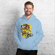 Foto di - Felpa stampata Unisex – Morbida con Cappuccio e Tasca Frontale – Stile Streetwear – Get Big Fast-DTG-Biiply