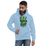 Foto di - Felpa stampata Unisex – Morbida con Cappuccio e Tasca Frontale – Stile Streetwear – Hulk-DTG-Biiply