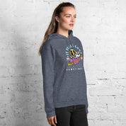 Foto di - Felpa stampata Unisex – Morbida con Cappuccio e Tasca Frontale – Stile Streetwear – It Feels Good To Be Alone-DTG-Biiply