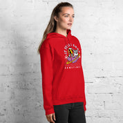 Foto di - Felpa stampata Unisex – Morbida con Cappuccio e Tasca Frontale – Stile Streetwear – It Feels Good To Be Alone-DTG-Biiply