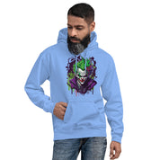 Foto di - Felpa stampata Unisex – Morbida con Cappuccio e Tasca Frontale – Stile Streetwear – Joker-DTG-Biiply