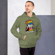 Foto di - Felpa stampata Unisex – Morbida con Cappuccio e Tasca Frontale – Stile Streetwear – King Doraemon-DTG-Biiply