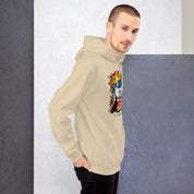 Foto di - Felpa stampata Unisex – Morbida con Cappuccio e Tasca Frontale – Stile Streetwear – King Doraemon-DTG-Biiply