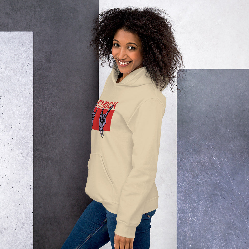 Foto di - Felpa stampata Unisex – Morbida con Cappuccio e Tasca Frontale – Stile Streetwear – Let's Rock-DTG-Biiply