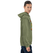 Foto di - Felpa stampata Unisex – Morbida con Cappuccio e Tasca Frontale – Stile Streetwear – Super Gym Bros-DTG-Biiply