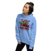 Foto di - Felpa stampata Unisex – Morbida con Cappuccio e Tasca Frontale – Stile Streetwear – Super Santa-DTG-Biiply