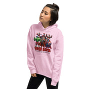 Foto di - Felpa stampata Unisex – Morbida con Cappuccio e Tasca Frontale – Stile Streetwear – Super Santa-DTG-Biiply