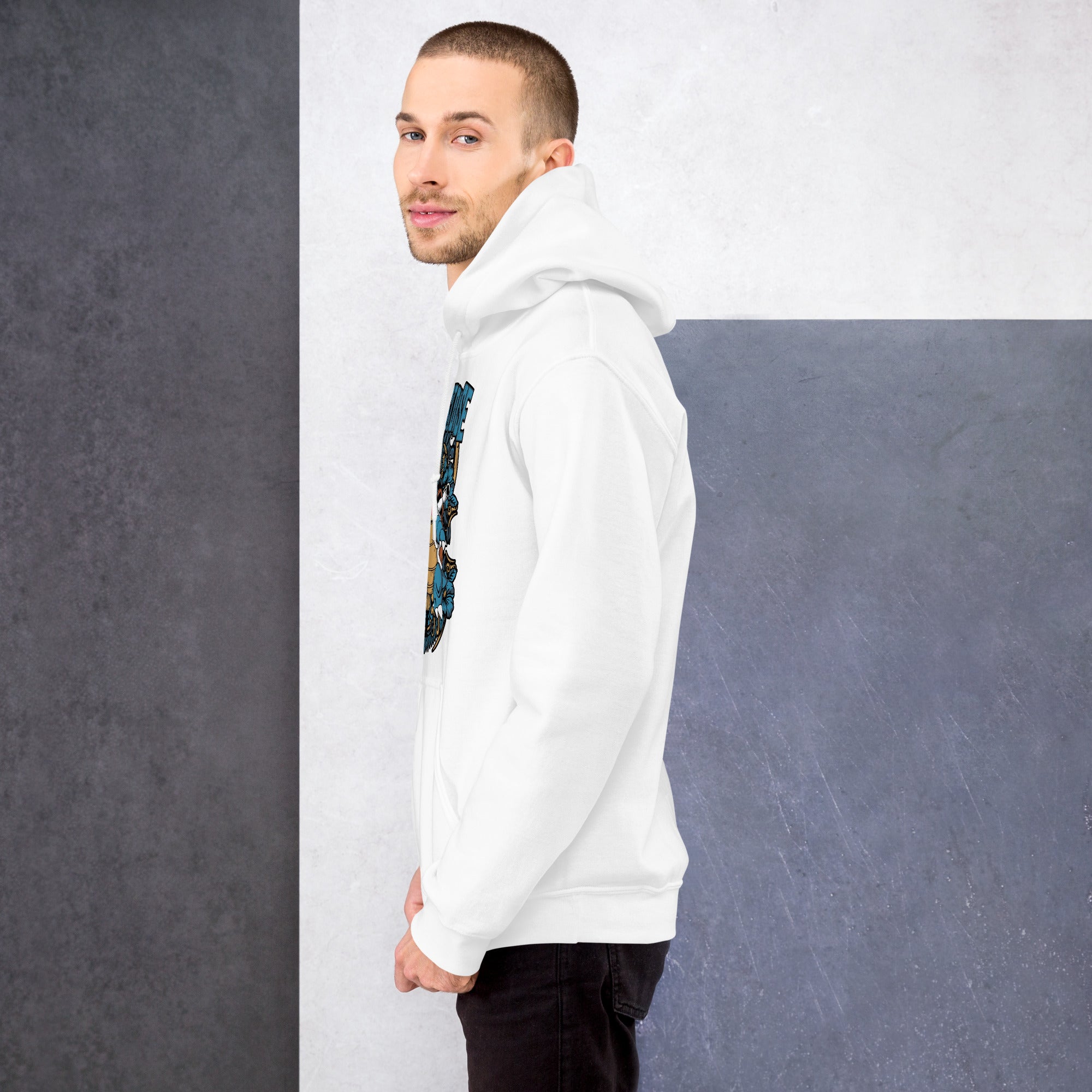 Foto di - Felpa stampata Unisex – Morbida con Cappuccio e Tasca Frontale – Stile Streetwear – Tartaruga Blastoise-DTG-Biiply