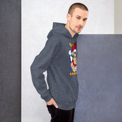 Foto di - Felpa stampata Unisex – Morbida con Cappuccio e Tasca Frontale – Stile Streetwear – Vegeta versione Natalizia-DTG-Biiply