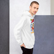 Foto di - Felpa stampata Unisex – Morbida con Cappuccio e Tasca Frontale – Stile Streetwear – Vegeta versione Natalizia-DTG-Biiply