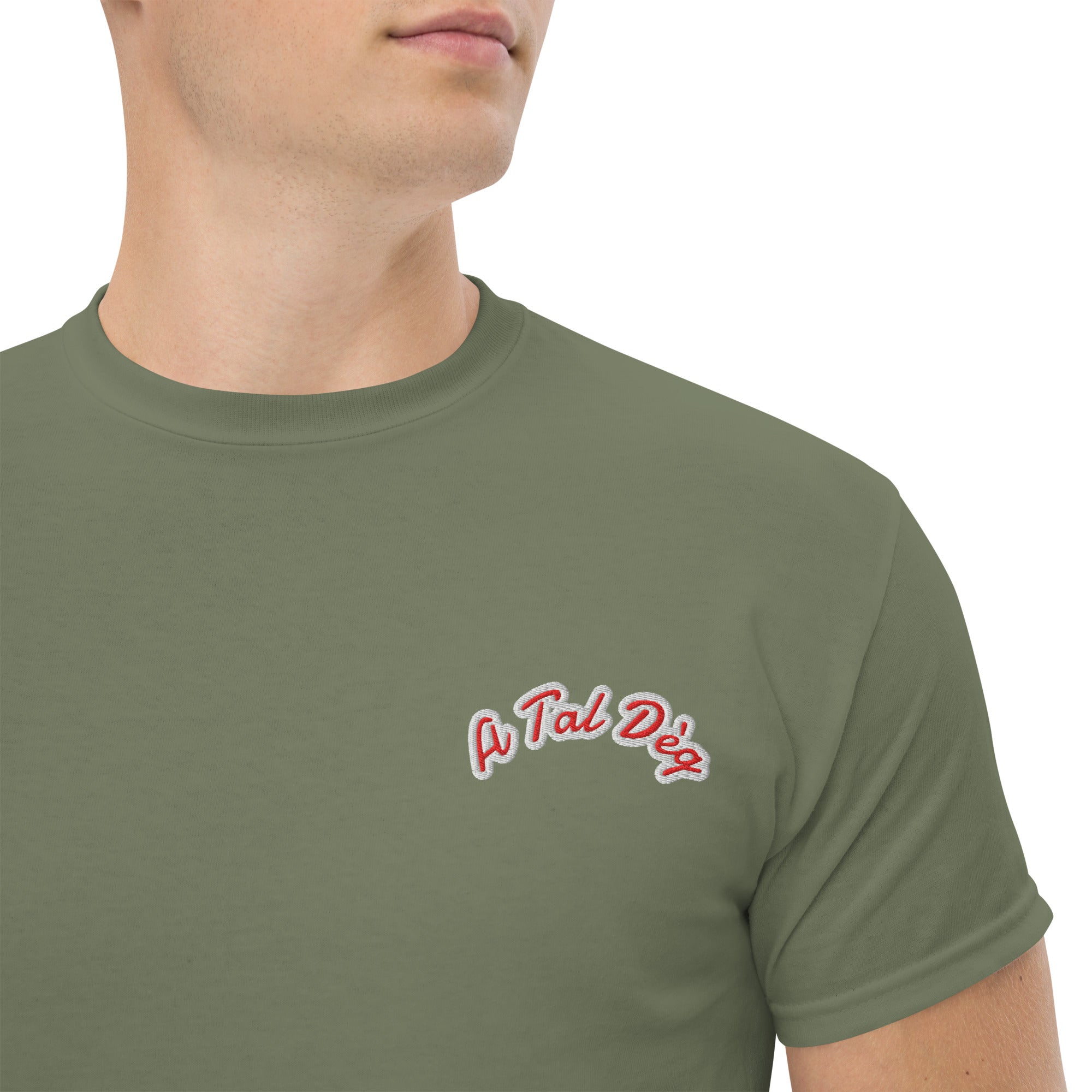 Foto di - T-shirt Ricamata Unisex – 100% Cotone – Stile Streetwear e Confortevole – A Tal Dèg-Ricamati-Biiply