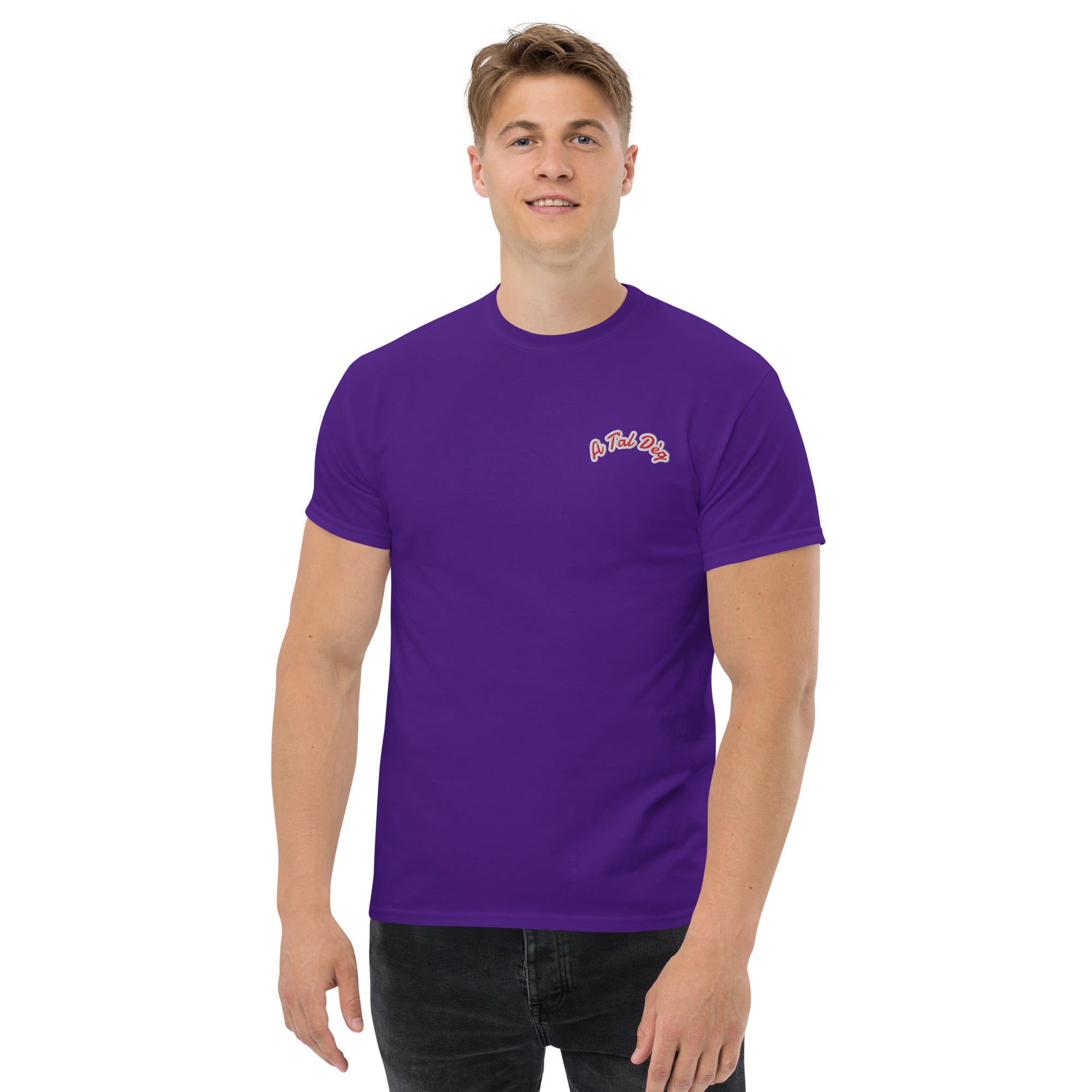 Foto di - T-shirt Ricamata Unisex – 100% Cotone – Stile Streetwear e Confortevole – A Tal Dèg-Ricamati-Biiply