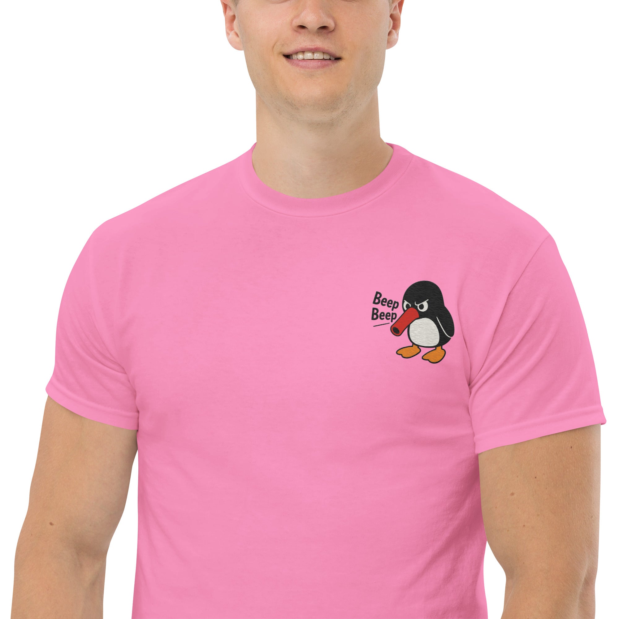 Foto di - T-shirt Ricamata Unisex – 100% Cotone – Stile Streetwear e Confortevole – Beep Beep-Ricamati-Biiply